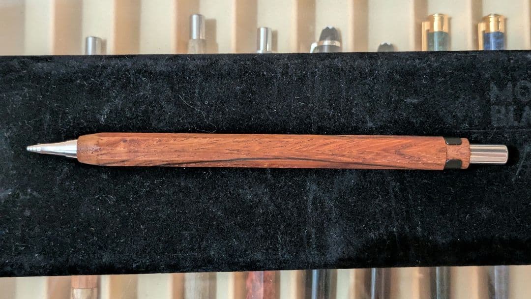 新品未使用 ハカランダ　木軸シャーペン 野原工芸など好きな方に