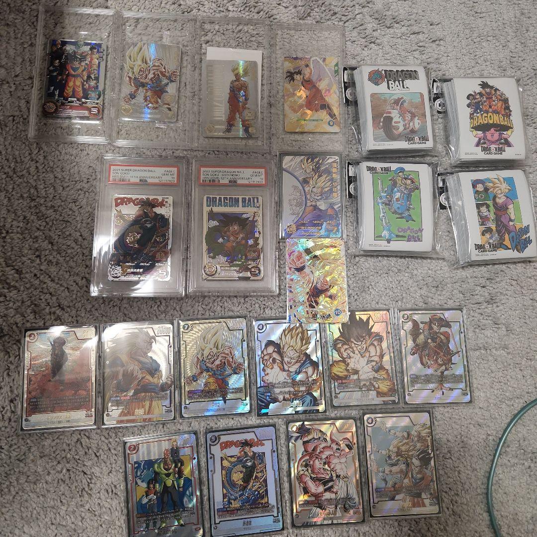 ドラゴンボールヒーローズ　フュージョンワールド等　まとめ売り　孫悟空　psa10