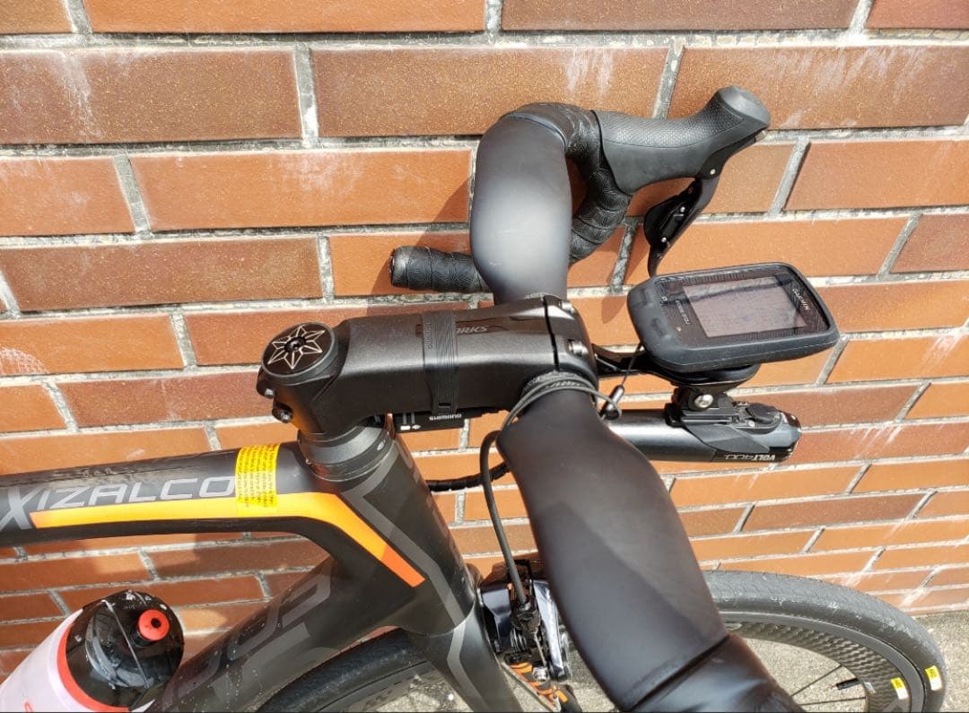 カーボン　エアロ　ドロップハンドル 420mm ライズ:30mm