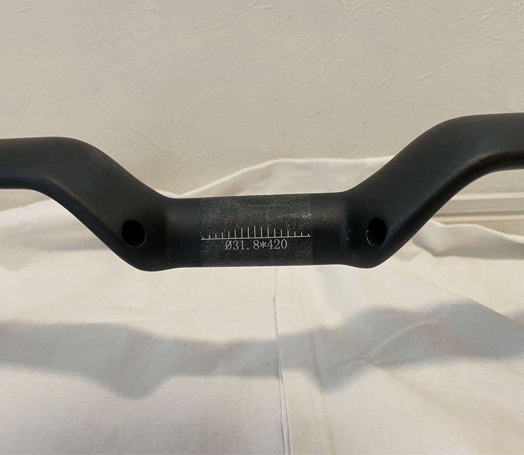 カーボン　エアロ　ドロップハンドル 420mm ライズ:30mm