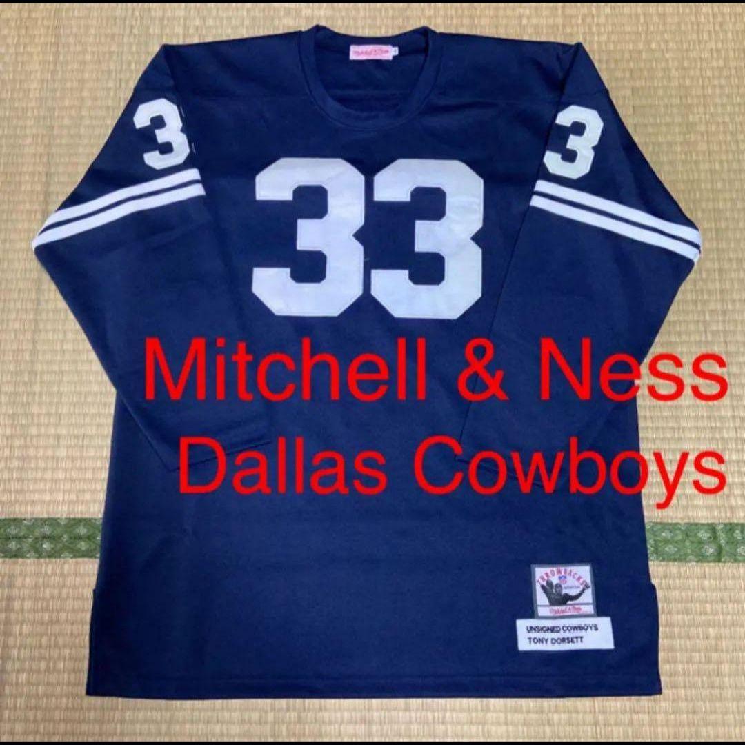ホッケーシャツ　ミッチェル&ネス　カウボーイズ　サイズ54　ネイビー