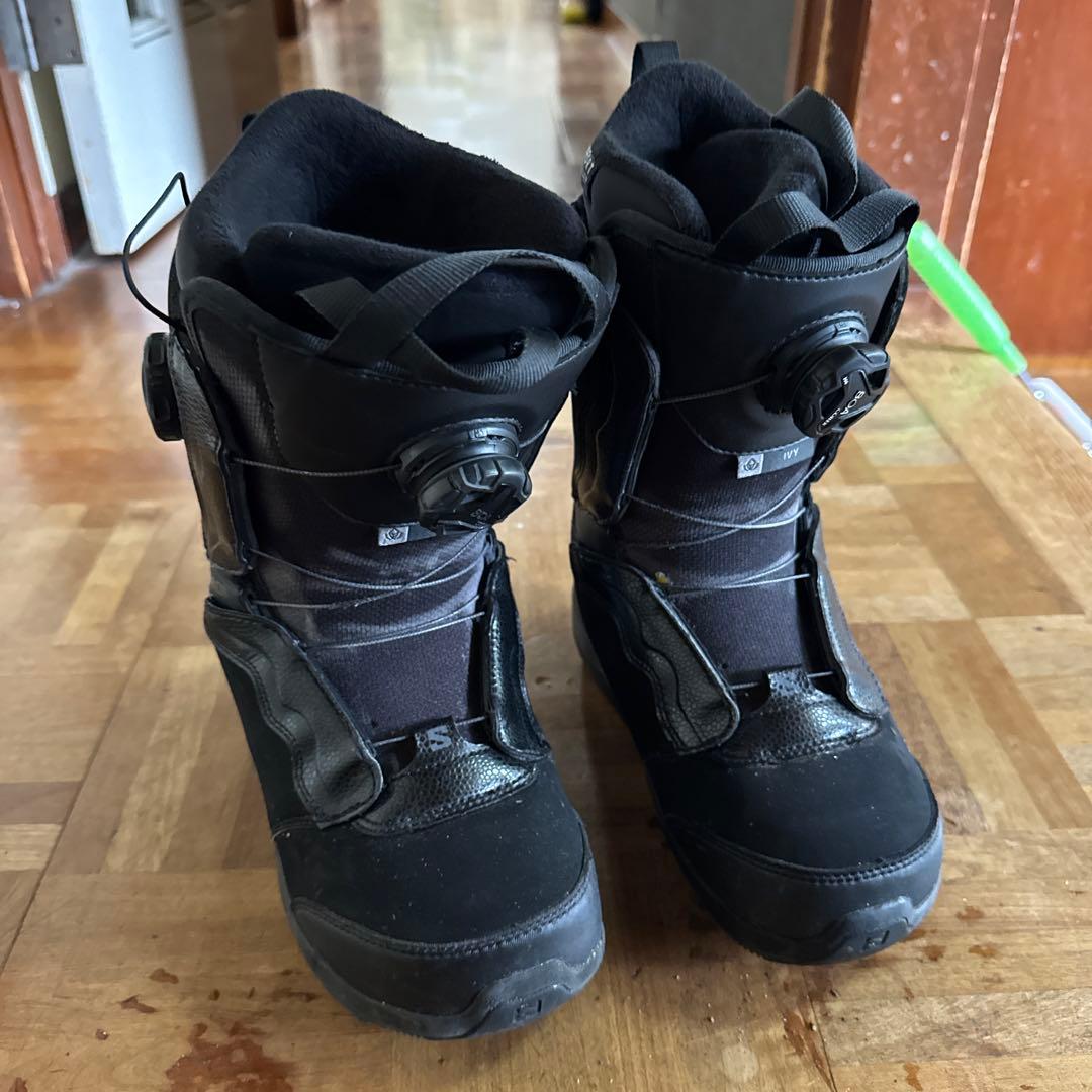 Salomon IVY 23-24 ブラック スノーボードブーツ 22.5cm