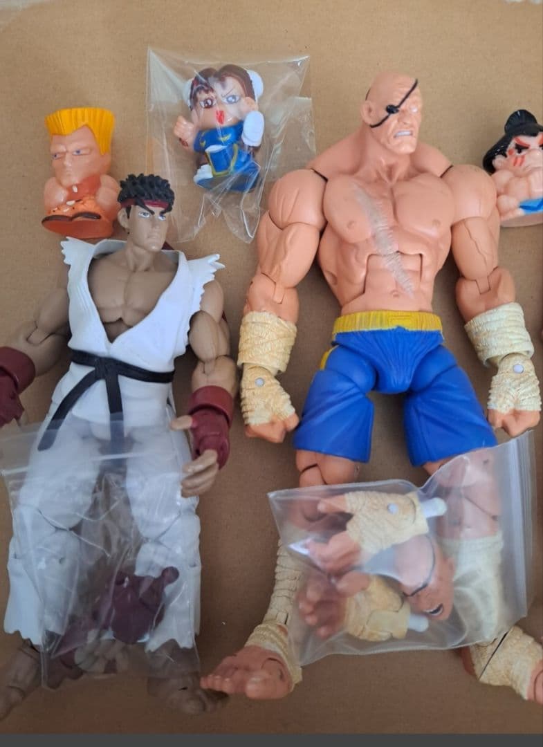 ストリートファイター II アクションフィギュア 　 CAPCOMフィギュア