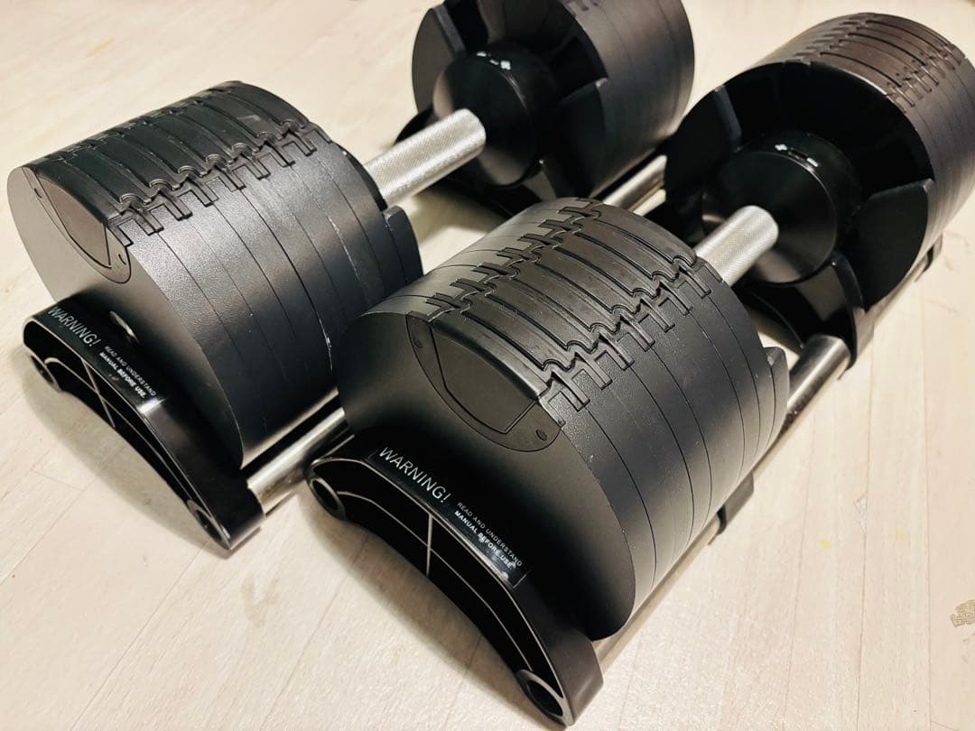 フレックスベル FLEXBELL 2kg刻 可変式ダンベル 32kg １台①