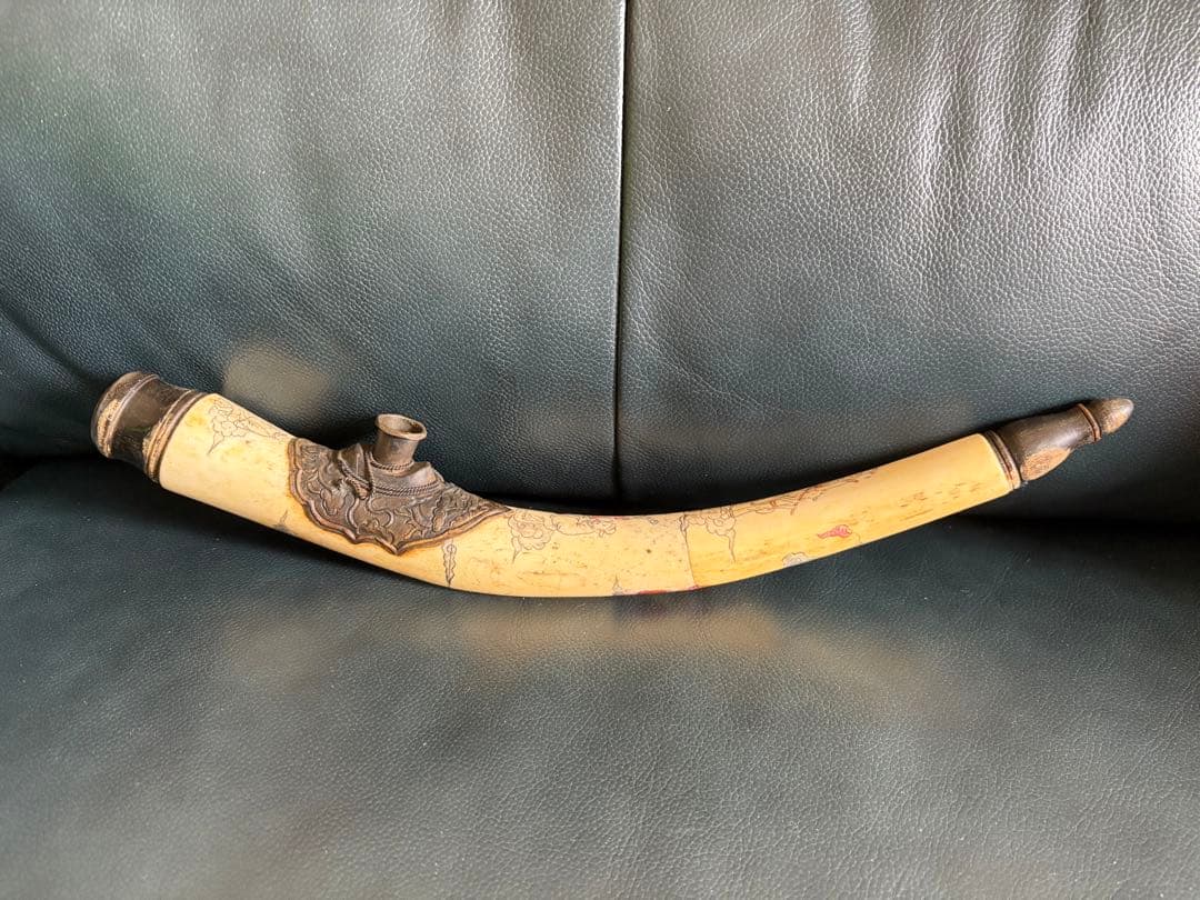 アンティーク 阿片 煙管 アヘンパイプ 煙管筒 中国骨董 中国古玩 古美術