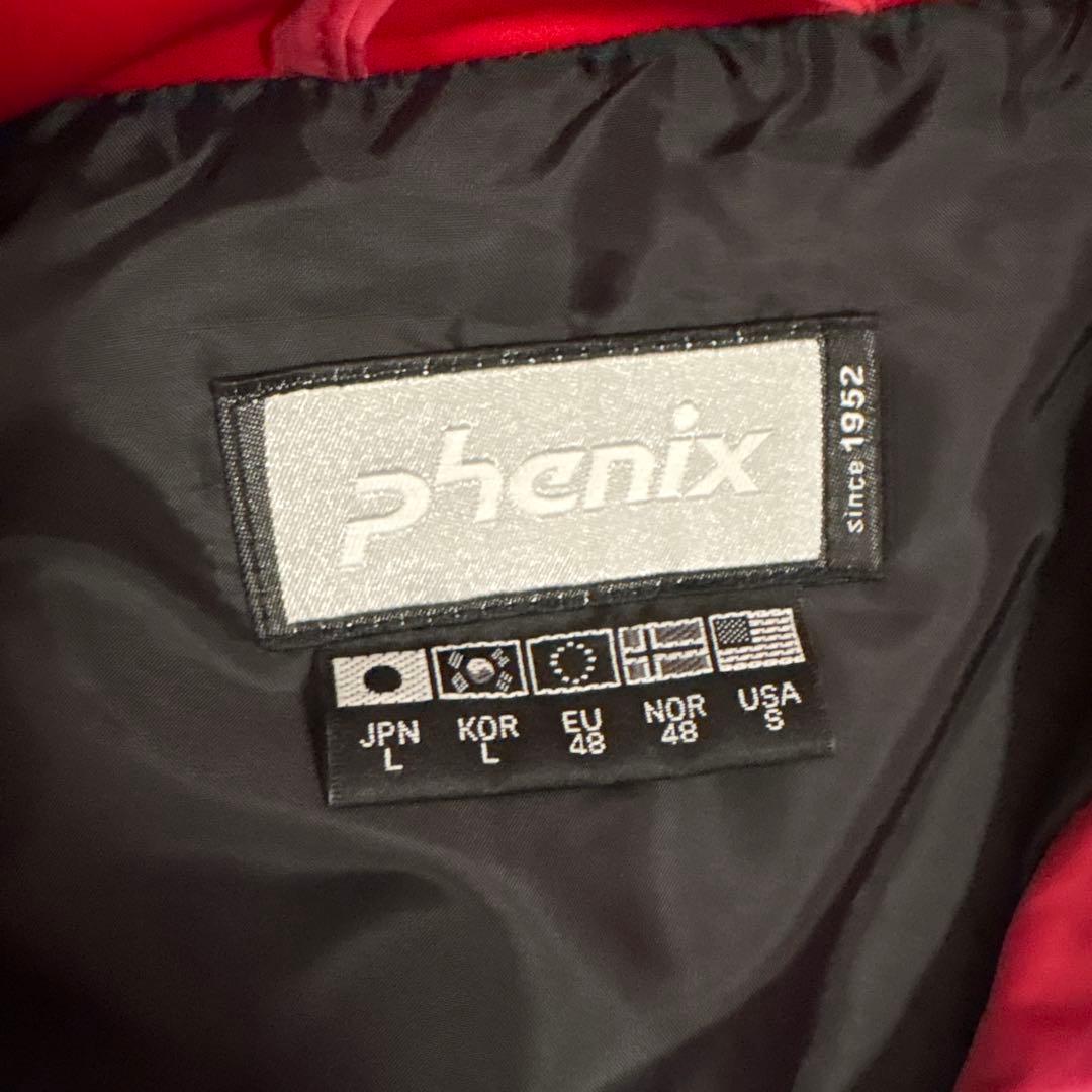 phenix ミドルジャケット 赤 Lサイズ