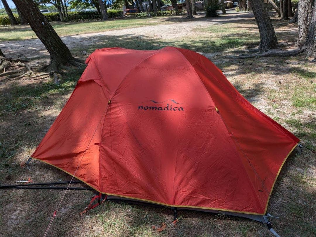 テンゲルコンパクト　前室大/美品/赤色/オールシーズン】