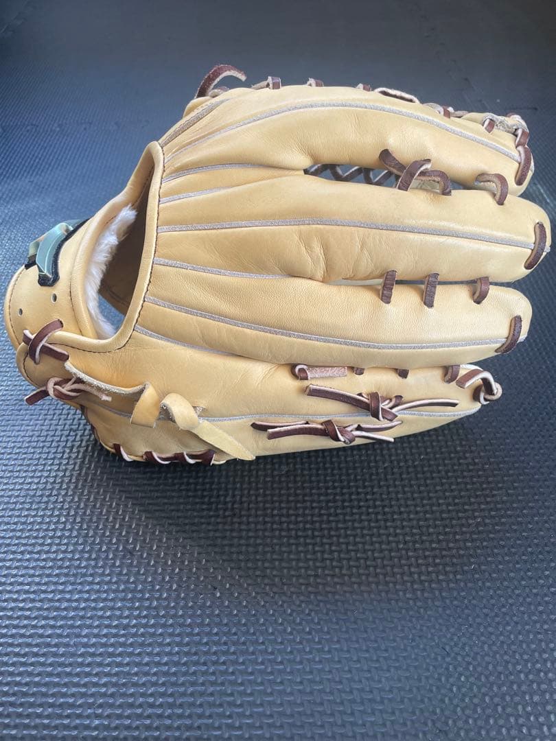 グローバルエリート　軟式グローブ　外野手　左投げ　キャメル