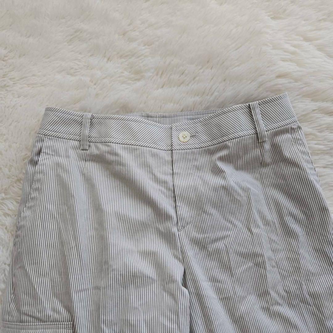 【BURBERRY GOLFバーバリーゴルフ】 ストライプパンツ9号 日本製