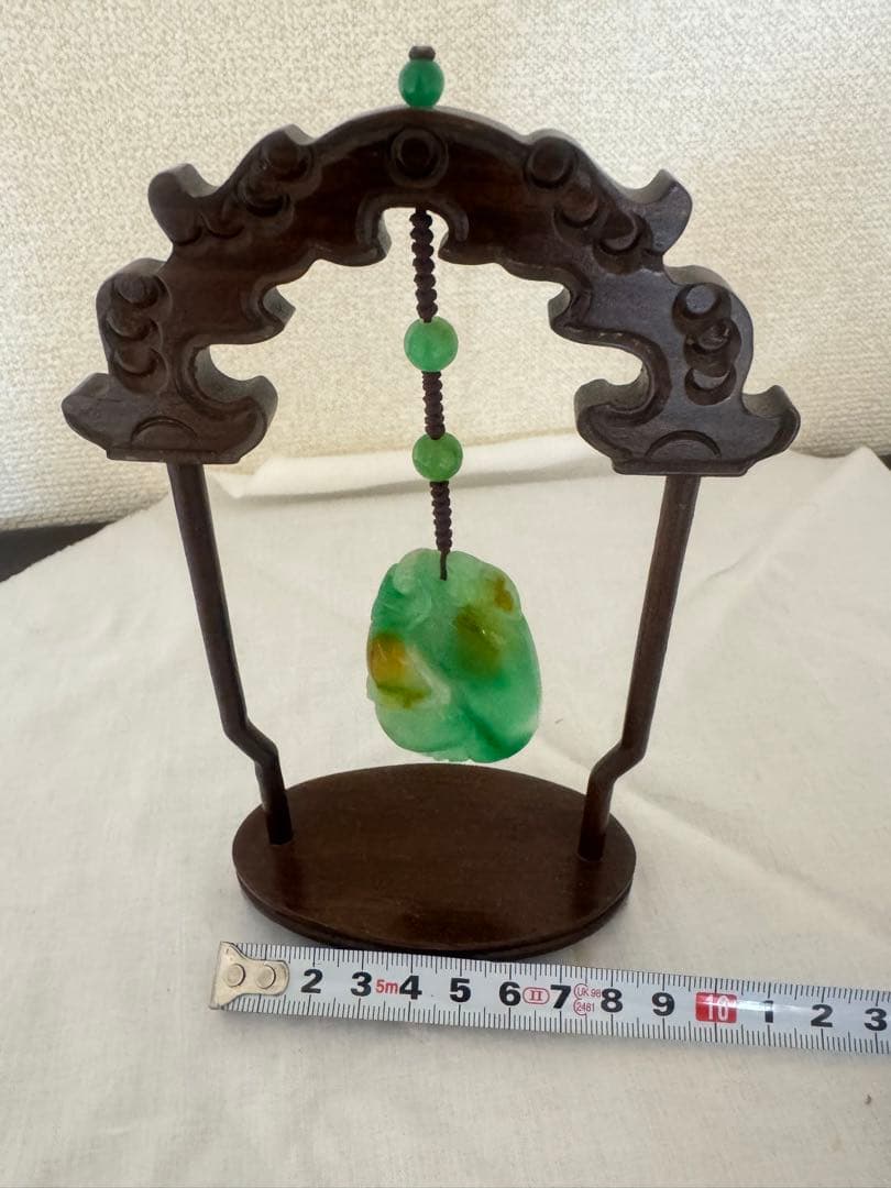 翡翠　アンティーク　コレクション　置物