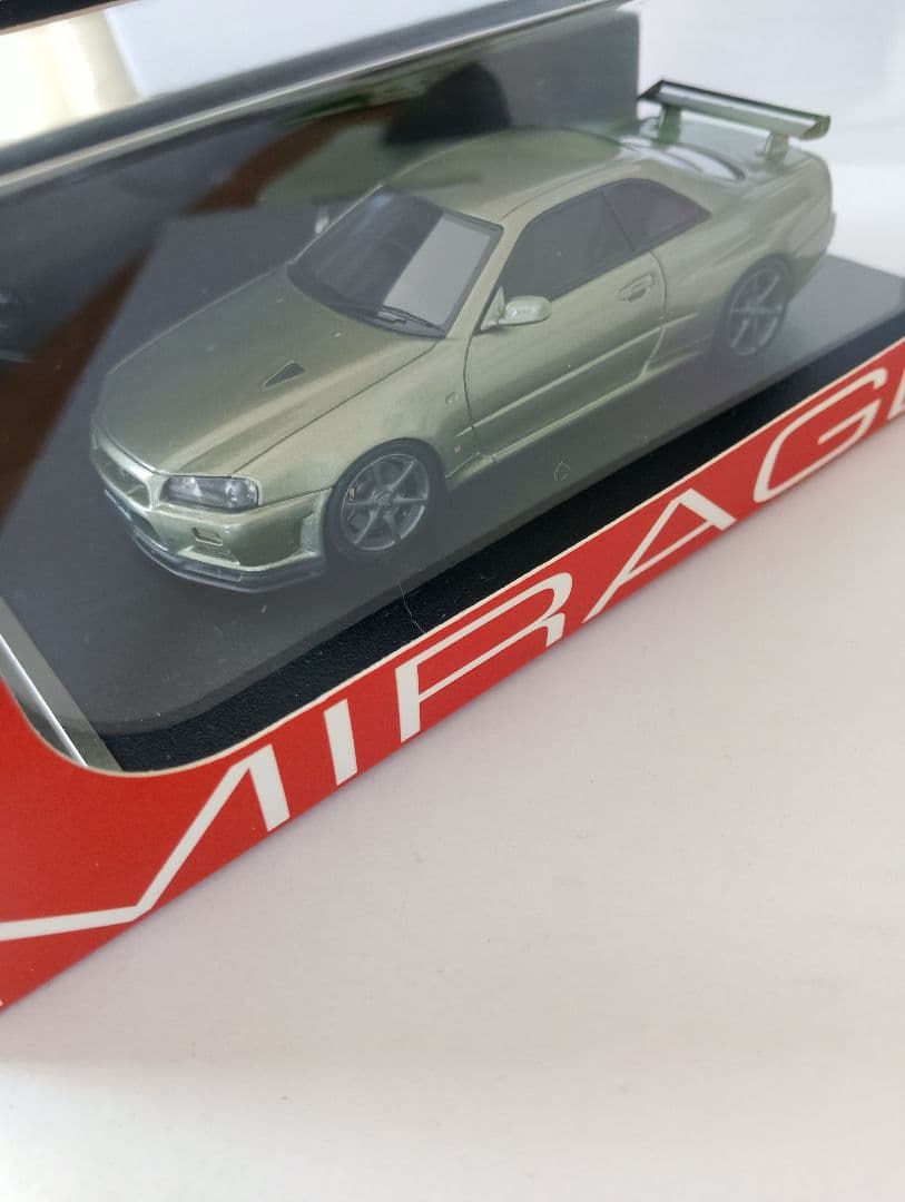 hpi MIRAGE スカイライン GT‐R ニュル R34 ミニカー　1/43