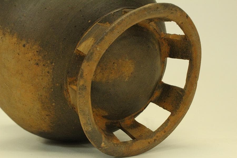 新羅 朝鮮 土器 須恵器 高29cm(ZE551)