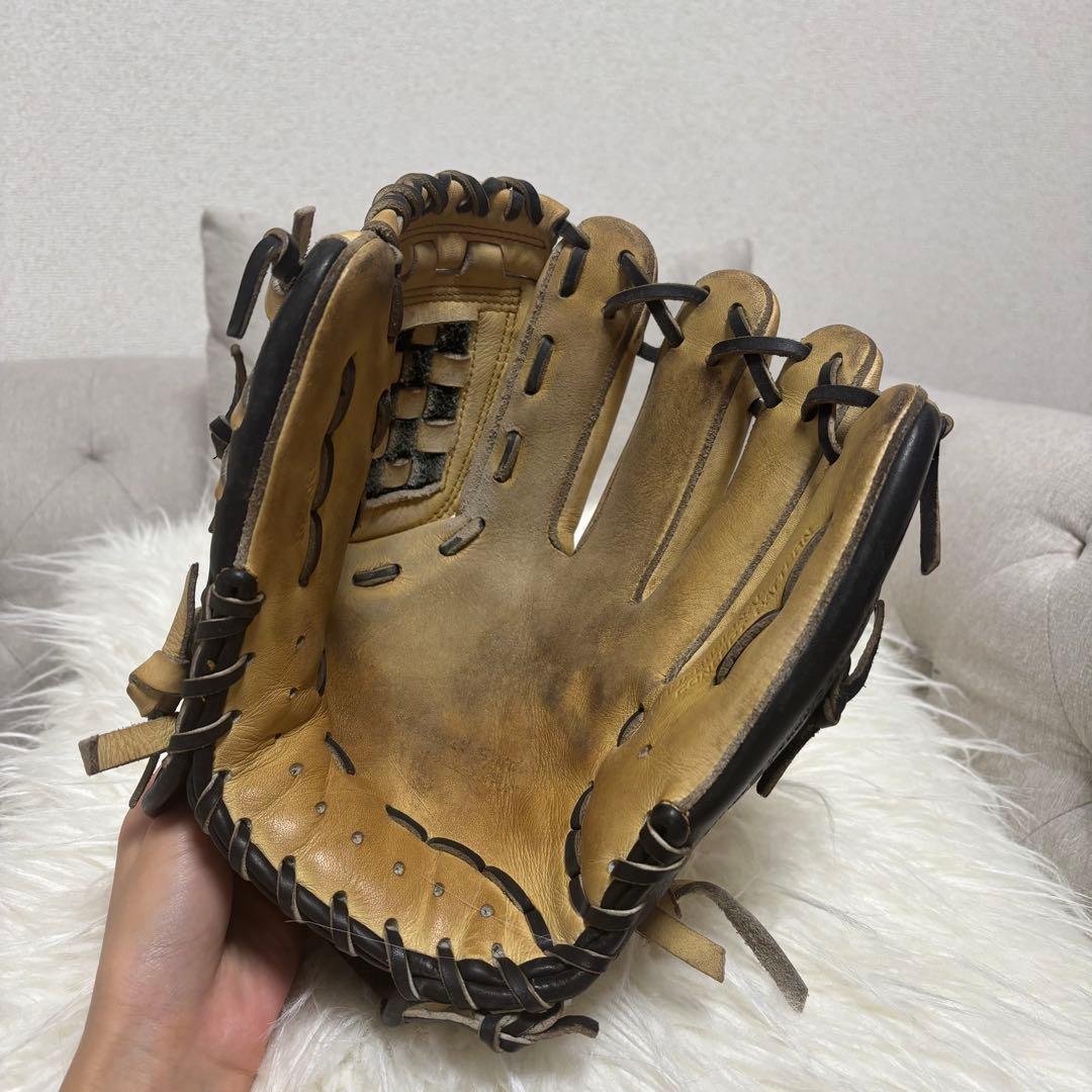 ZETT 軟式グローブ ベージュ/ブラック