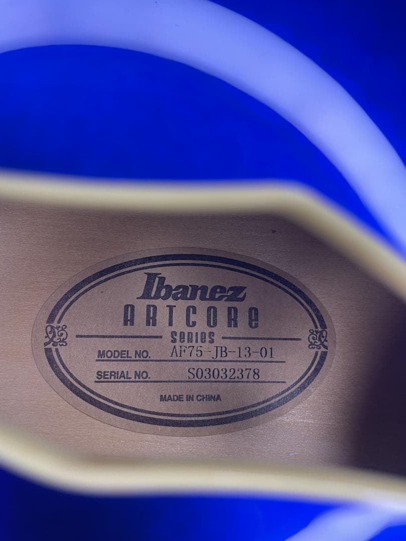 Ibanez アイバニース AF75-JB-13-01 フルアコ