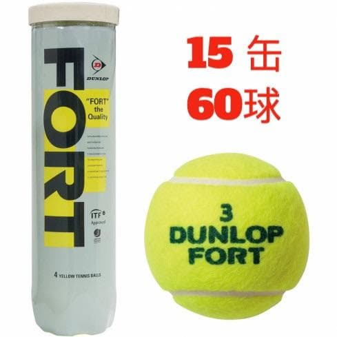 【新品】 Dunlop　ダンロップ フォート　15缶60球