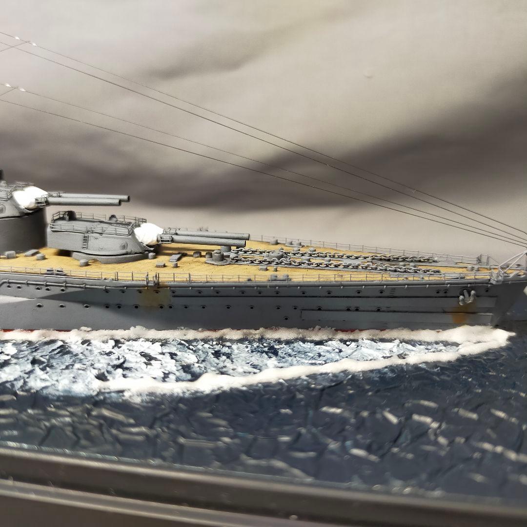 日本海軍 戦艦陸奥 フジミ 1/700 完成品
