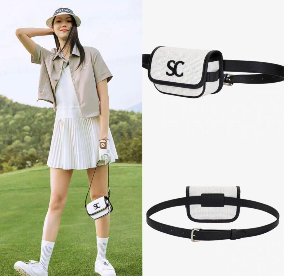 SOUTHCAPE ゴルフ ベルト付き ウエストポーチ ショルダーバッグ