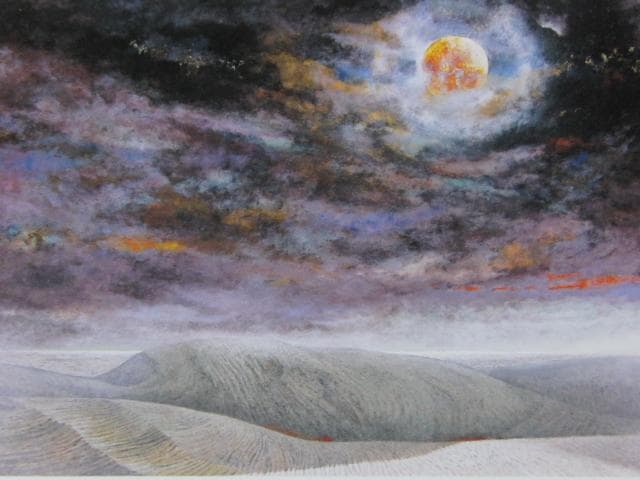 林和緒、【遙】、希少な額装用画集より、新品額装付、状態良好