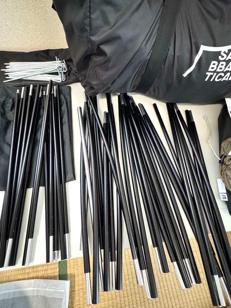 美品 サバティカル ギリアプラス フルセット グランドシート×2 ルーフシート