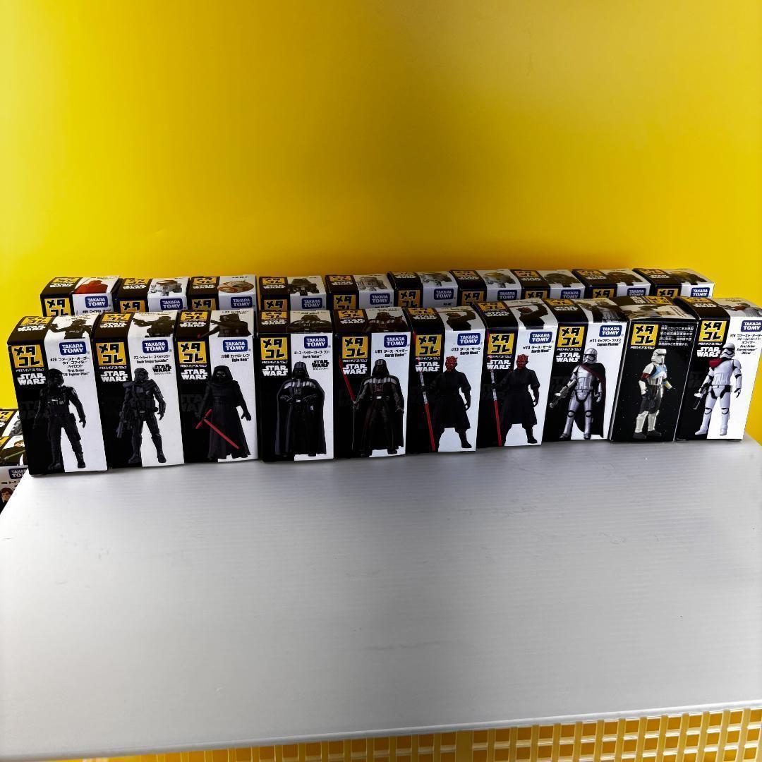 スターウォーズ メタコレ55個 人物他33体・乗り物20台・プレート2個 トミカ