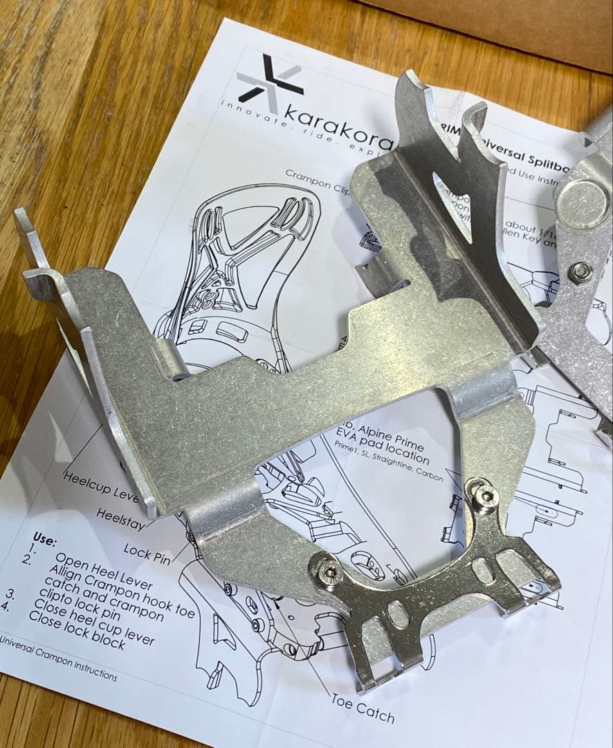 カラコラム クランポン アイゼン 143mm50062-standard 未使用