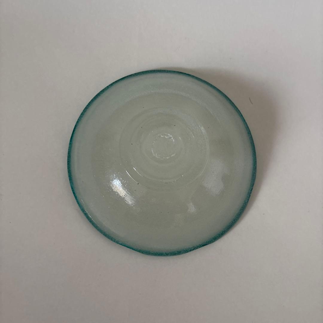 小谷眞三　倉敷ガラス　高台鉢　民藝