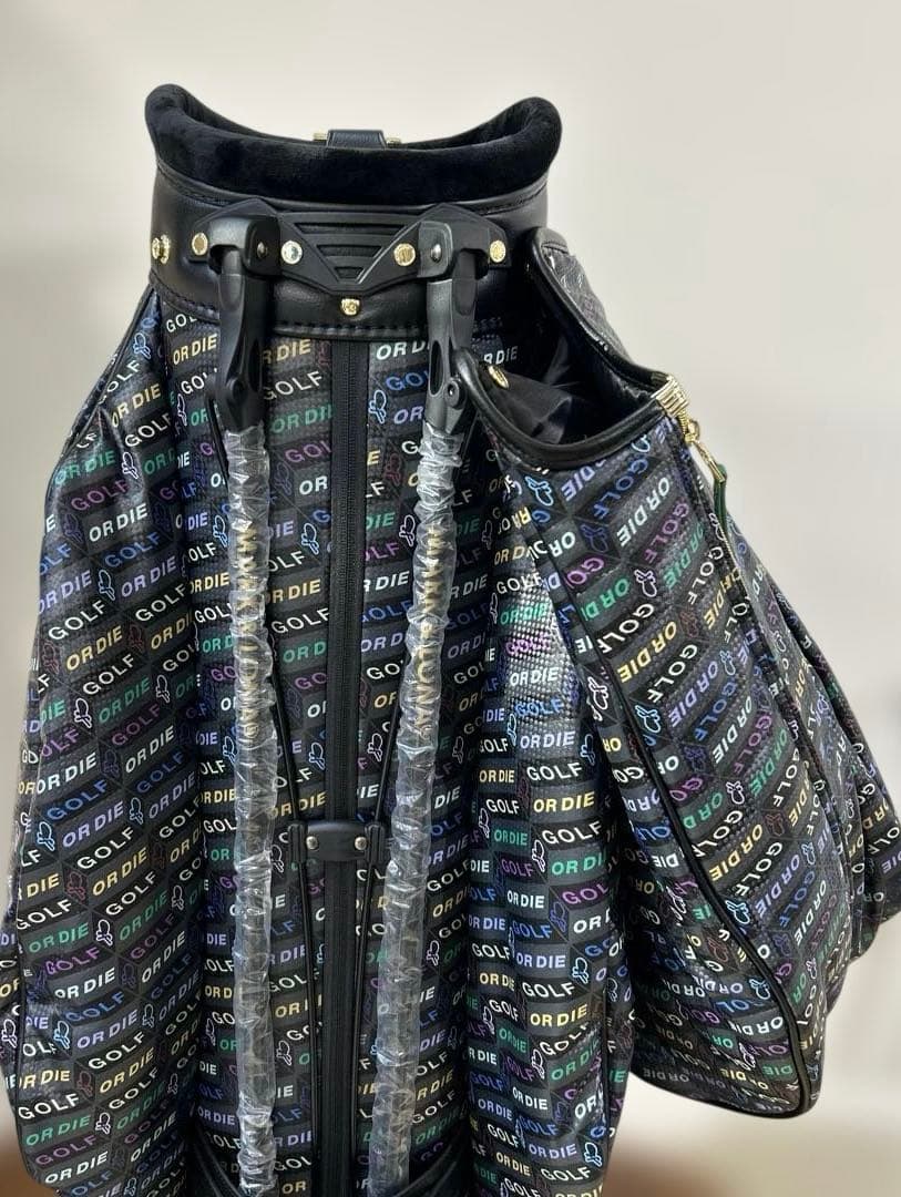新品❤️マークアンドロナ❤️GOLF OR DIE キャディバッグ