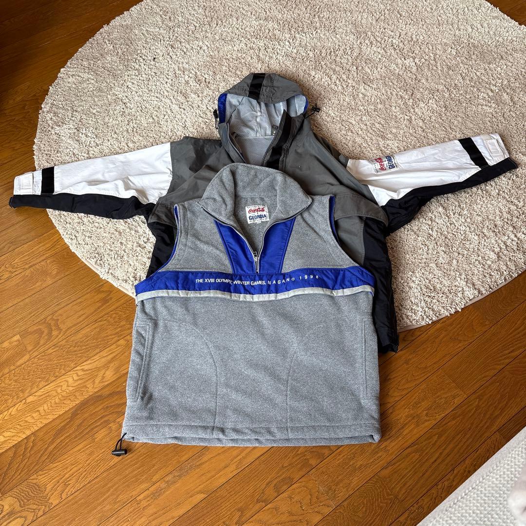 長野オリンピック1998 ジャケット＆ベストセットスキーウェアCoca-Cola