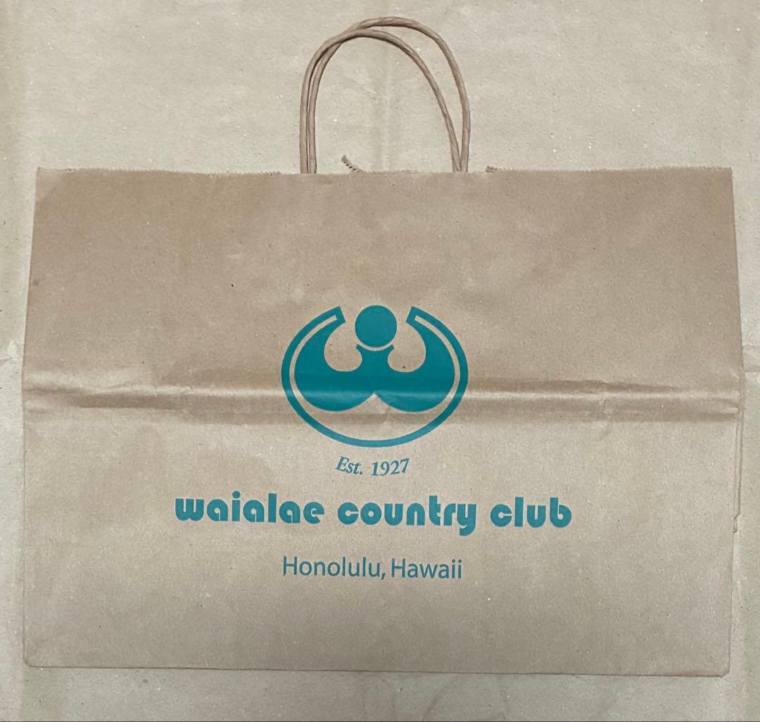 ワイアラエカントリークラブ　サンバイザー　タグ付き　ソニーオープンインハワイ