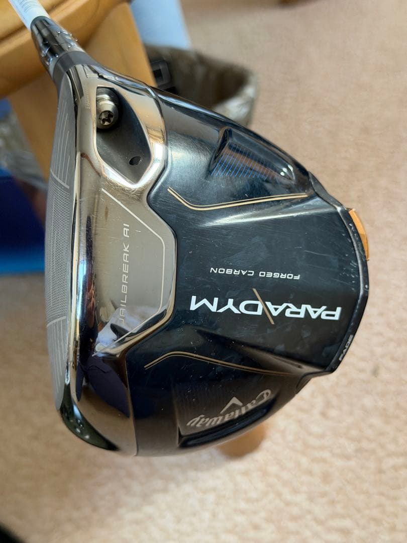 キャロウェイ　パラダイム10.5 ドライバー　ベンタスSRシャフト！