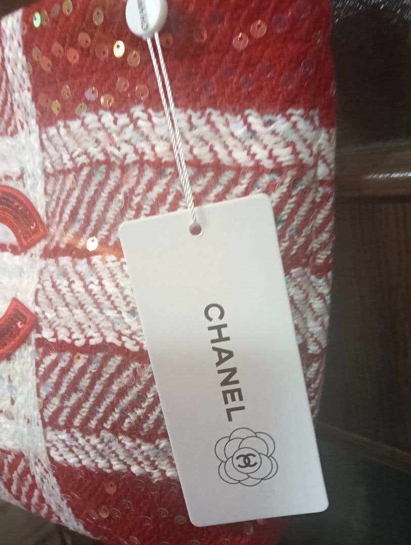 CHANEL チェック柄トートバッグ 新品未使用