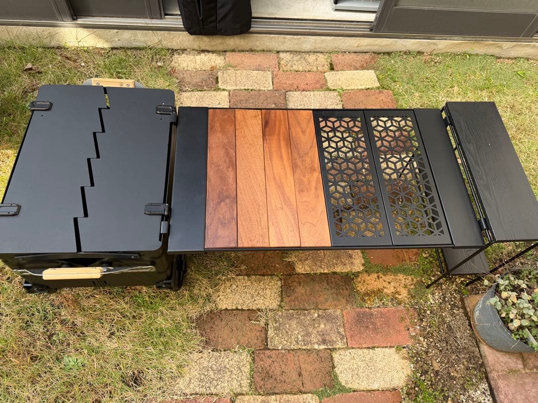 ＜Bridge-top＞&スタンド シェルコン25 天板37camp レッグ付き