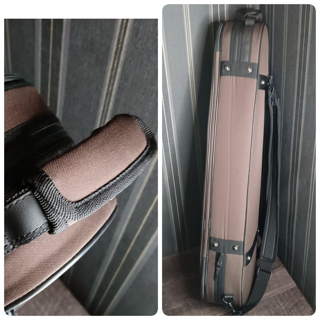 【美品】鍵付き Super Light 軽量 撥水 バイオリン セミハードケース