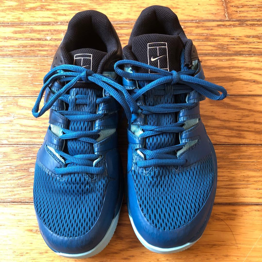 美品　Nike Roger Federer テニスシューズ ブルー　フェデラー