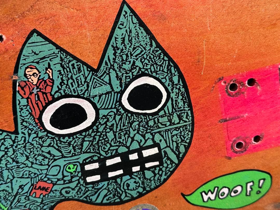 New Deal エド・テンプルトン　1990スケートボードデッキ CATモデル