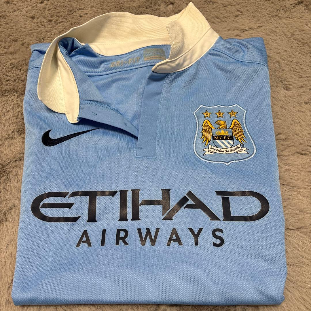 Nike Manchester City ポロシャツ ライトブルー