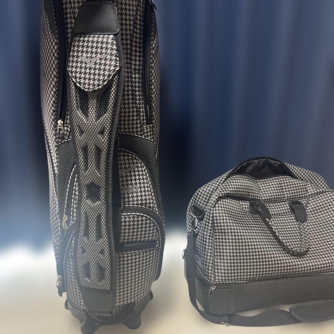 Mizuno チェック柄キャディバッグ