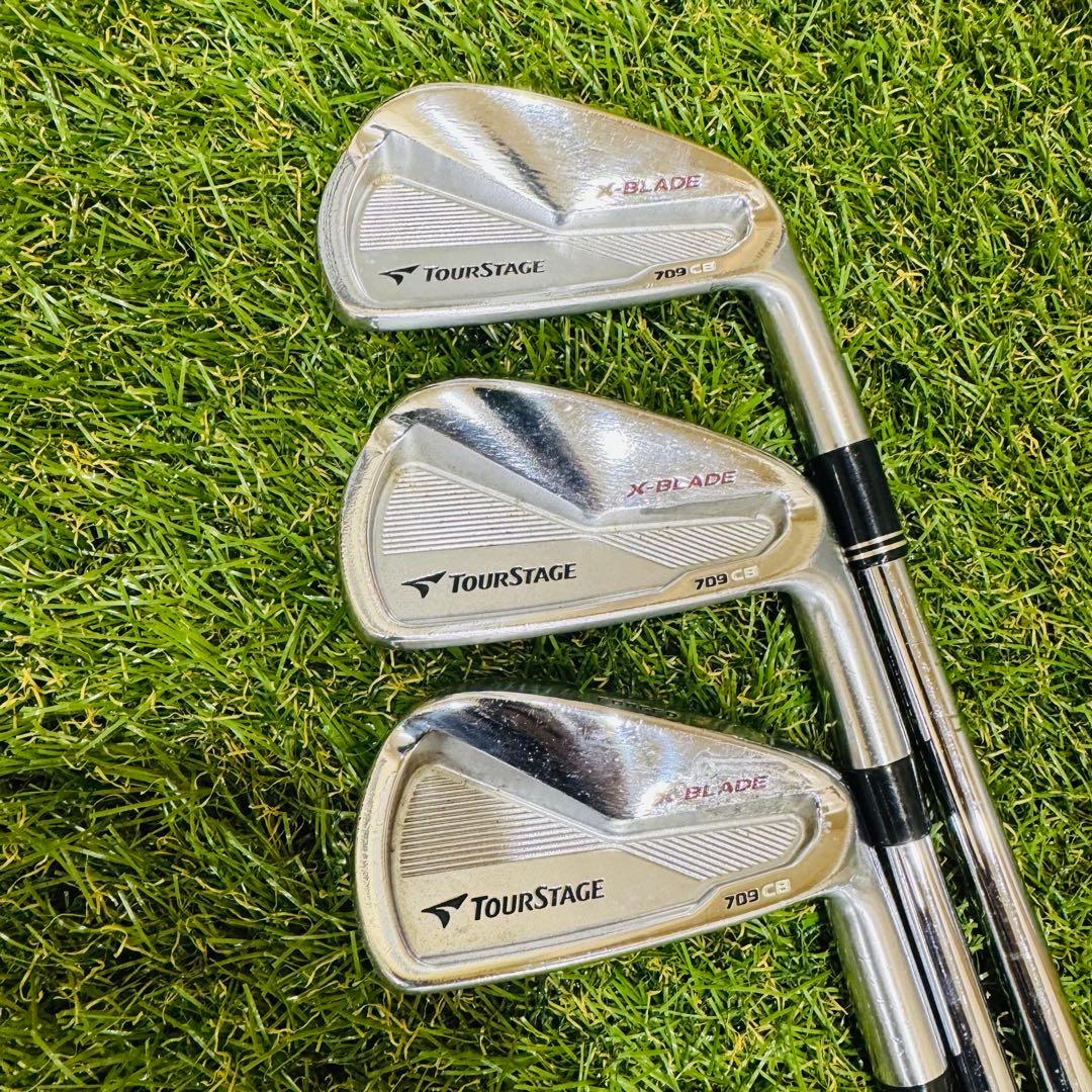【男性用】TOURSTAGE X-BLADE 709CB アイアンセット 6本