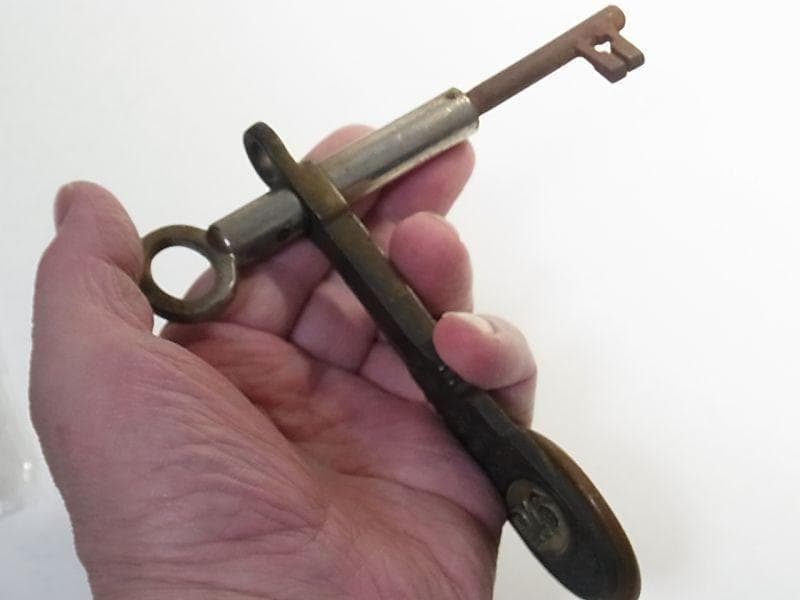 [o1246]アンティーク ドイツ ホテル キー ライヒショフ ハンブルグ