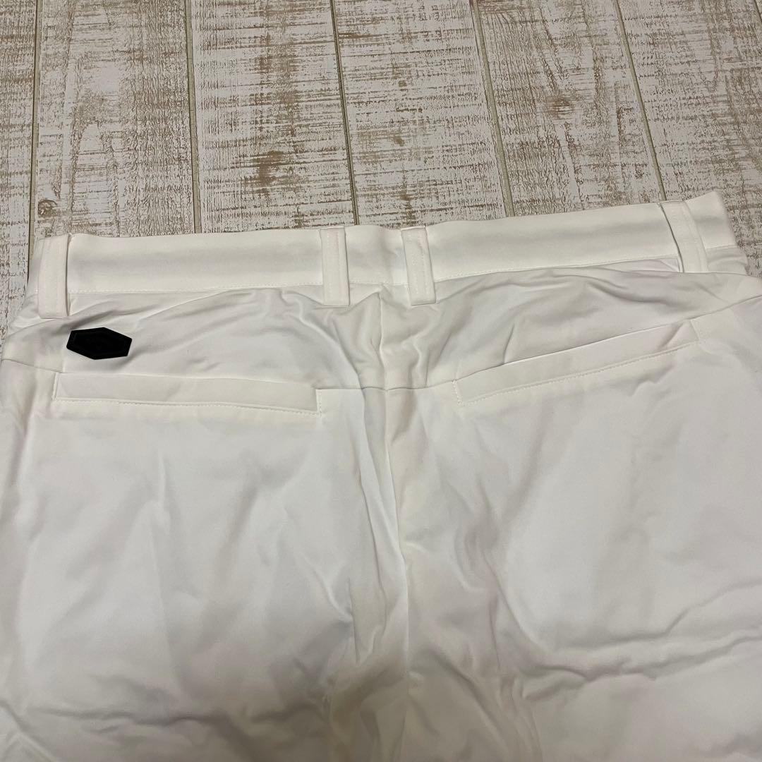 新品 キャロウェイ パンツ ふんわり裏地 極暖 アーチロゴ ホワイト Lサイズ