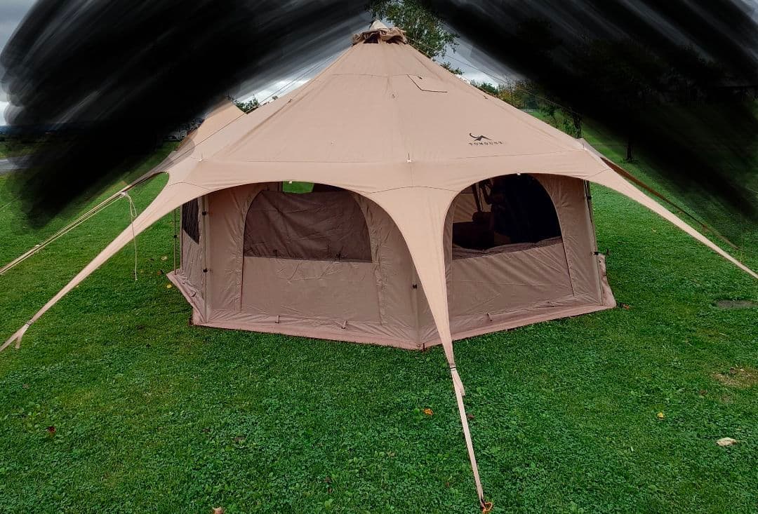 硫酸佐久 Tomount 大型ベルテント 5m 豪華版