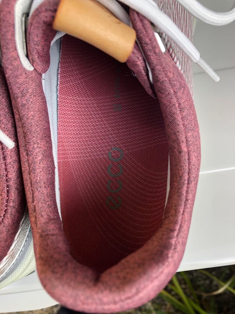 318番 新品未使用ECCOゴルフシューズ39 24.5cm GORE-TEX