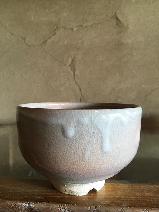 大和松緑 萩焼 茶碗 共箱付 中古 古物 19.01.11-2