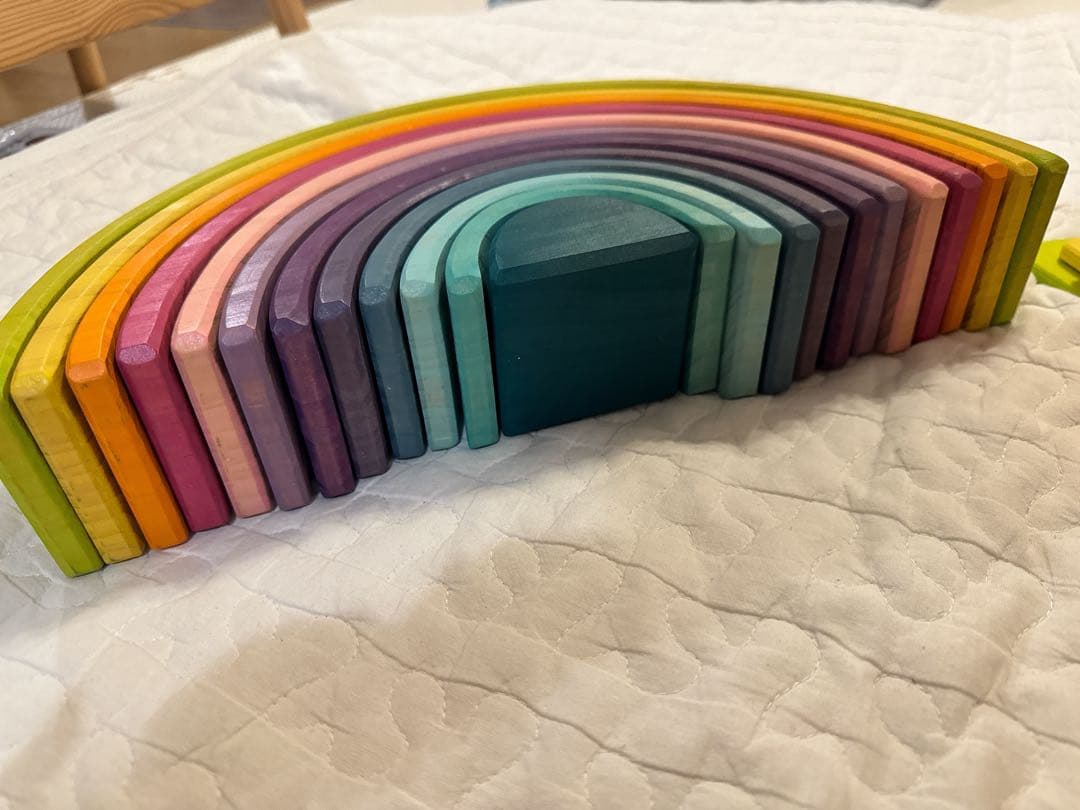 アーチレインボー　半円　パステル