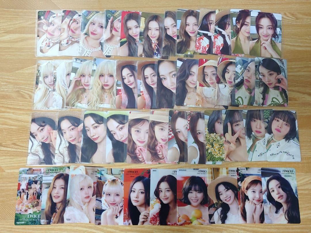 TWICE5　初回限定盤A B トレカ 36枚　クリアトレカ 10枚 コンプ