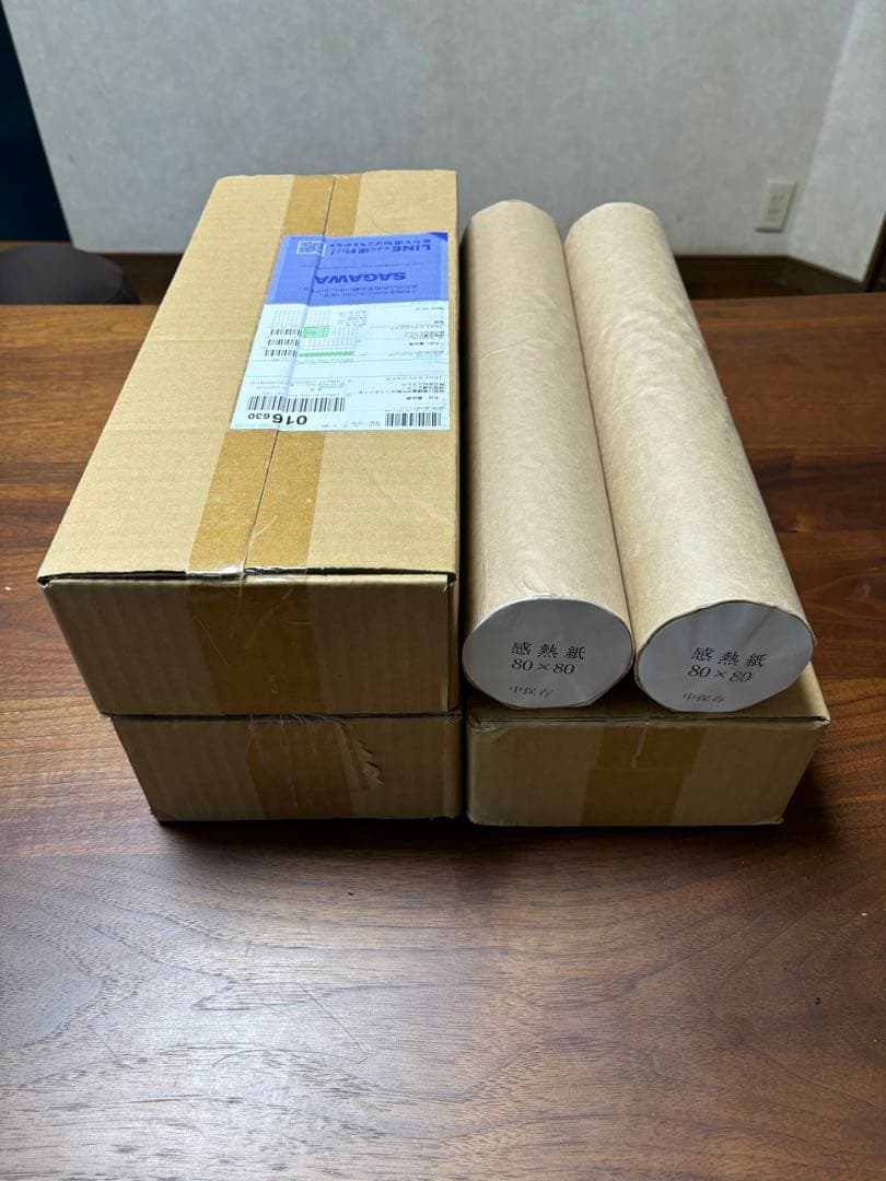 スマレジ　レシート用紙　80×80  5本入×8ケース