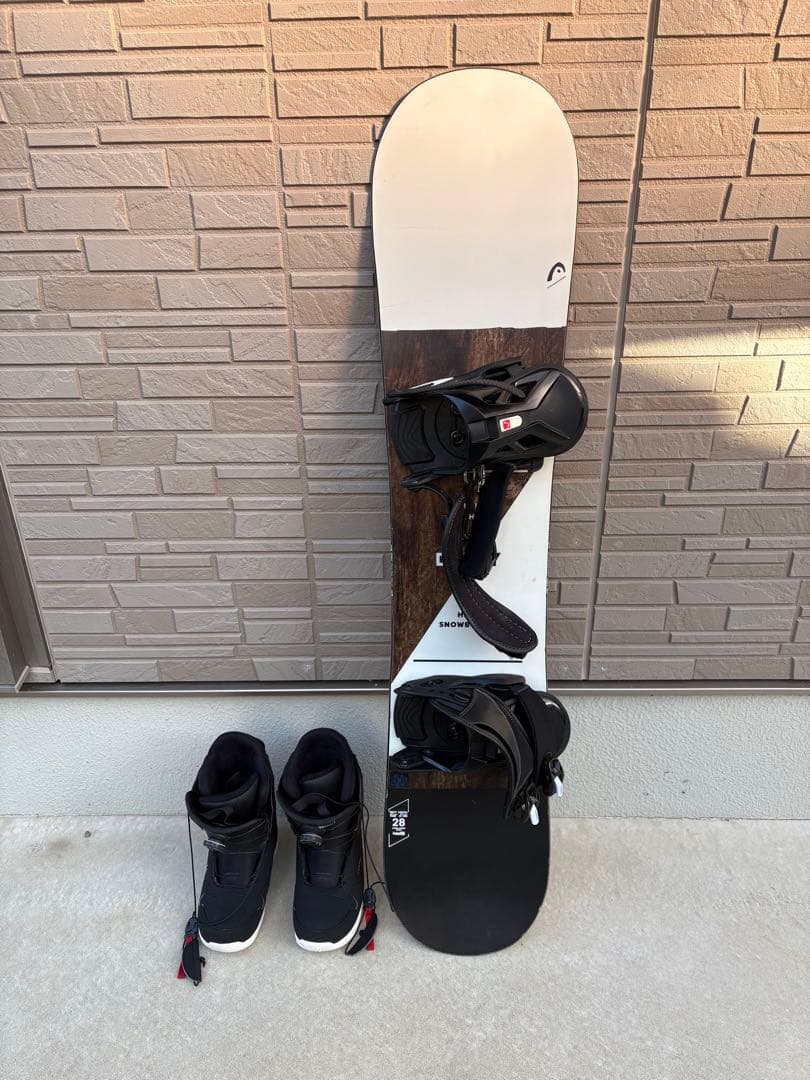 スノーボードセット ビンディング ブーツ付き
