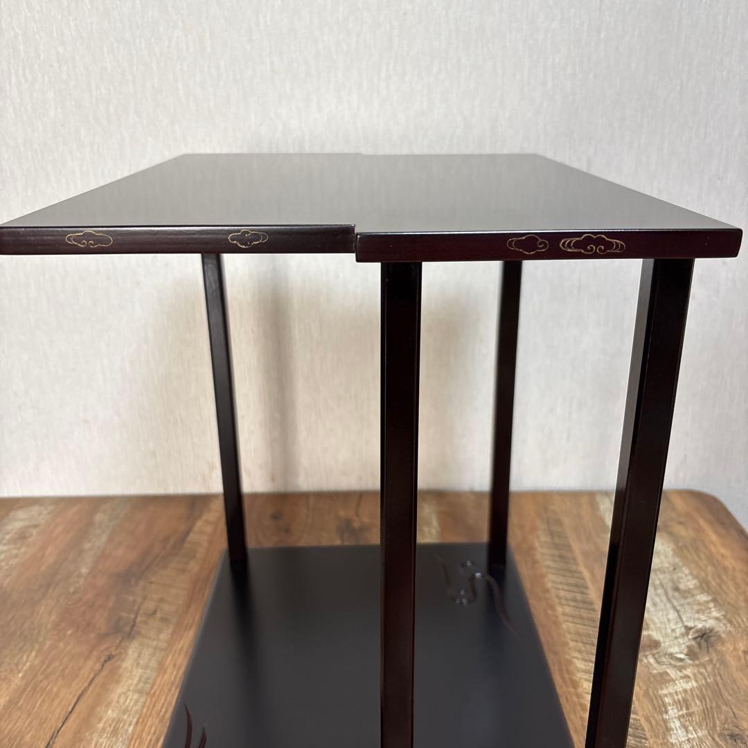 山雲棚　飾り棚　鵬雲斎　茶道具　漆塗り