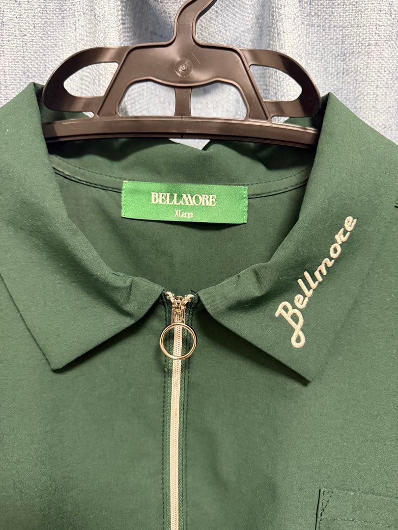 Bellmoreゴルフ　ドライストレッチSS ジップポロシャツ　XLサイズ