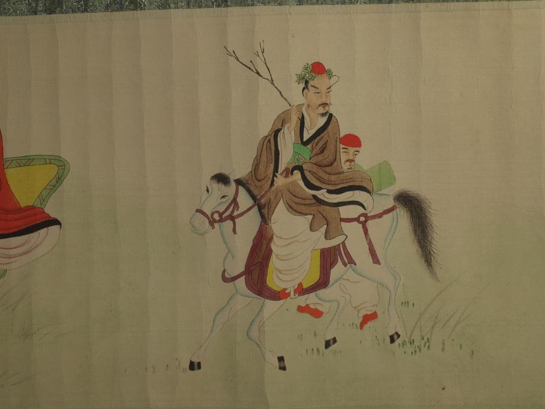 骨董市仕入れ品　中国宋時代の掛軸　激安骨董品　肉筆保証 BD444A8-2